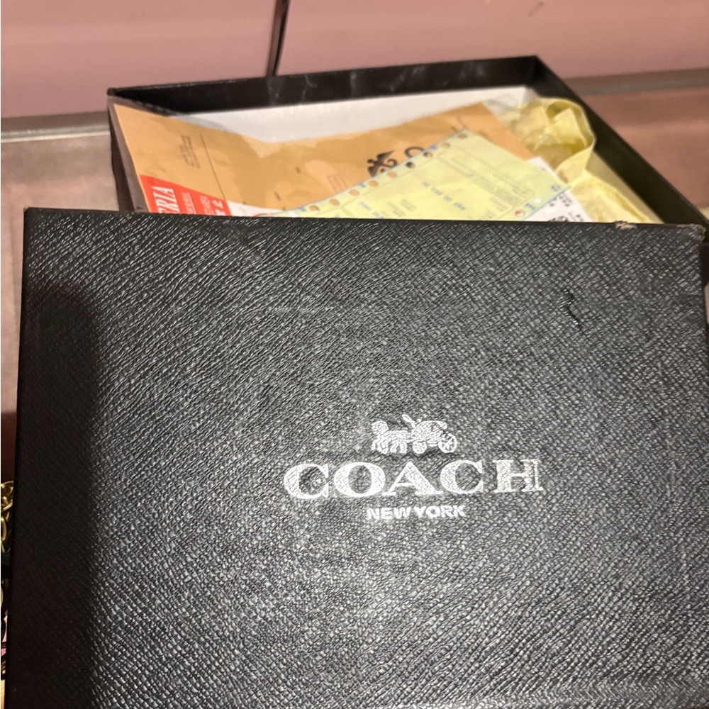 Coach Monogram Black and White Crossbody Bag - Picture 2 of 6